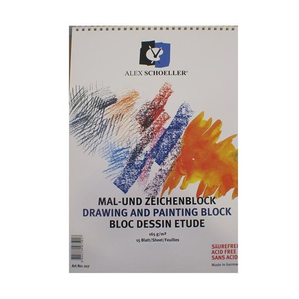 Alex Schoeller Drawing And Painting Block 165g 15 Yaprak 35x50