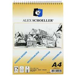 Alex Schoeller - Alex Schoeller Eskiz Defteri 90g 60 Yaprak A4
