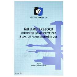 Alex Schoeller - Alex Schoeller Milimetrik Blok A3 80 g 20 Yaprak (1)