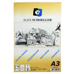 Alex Schoeller - Alex Schoeller Eskiz Defteri 90g 60 Yaprak A3