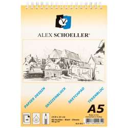 Alex Schoeller - Alex Schoeller Eskiz Defteri 90g 60 Yaprak A5