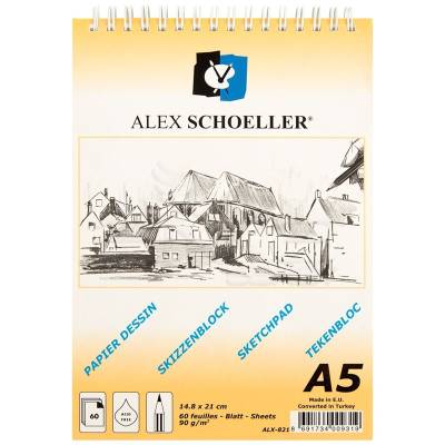 Alex Schoeller Eskiz Defteri 90g 60 Yaprak A5
