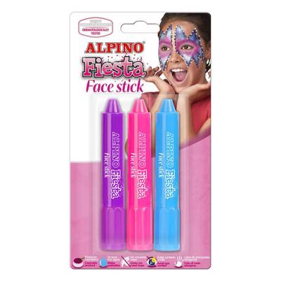Alpino Fiesta Face Stick Yüz Boyası 3lü Set DL000052