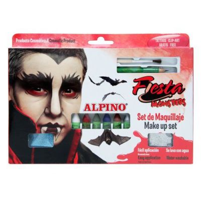 Alpino Fiesta Monsters Make Up Set Yüz Boyama Seti 6lı