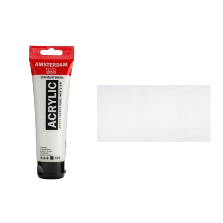 Amsterdam Akrilik Boya 120ml 105 Titanium White