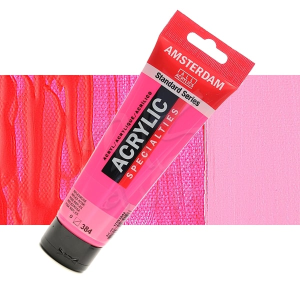 Amsterdam Fosforlu Akrilik Boya 120ml 384 Reflex Rose