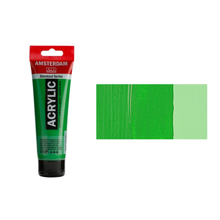 Amsterdam Akrilik Boya 120ml 618 Permanent Green Light