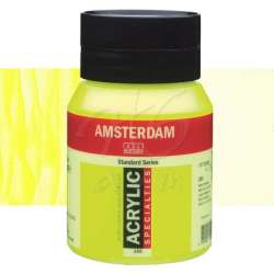 Amsterdam - Amsterdam Fosforlu Akrilik Boya 500ml 256 Reflex Yellow