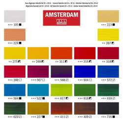 Amsterdam Akrilik Boya Seti Ana Renkler 24x20ml - 5