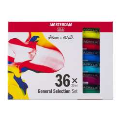 Amsterdam - Amsterdam Akrilik Boya Seti Ana Renkler 36x20ml (1)