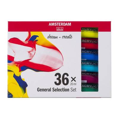 Amsterdam Akrilik Boya Seti Ana Renkler 36x20ml