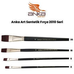 Anka Art - Anka Art Sentetik Düz Kesik Uçlu Fırça 2010 Seri