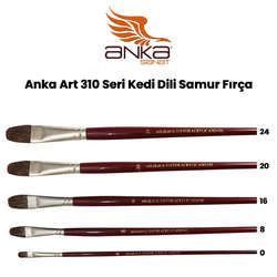 Anka Art - Anka Art 310 Seri Kedi Dili Samur Fırça