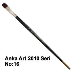 Anka Art - Anka Art Sentetik Düz Kesik Uçlu Fırça 2010 Seri No 16