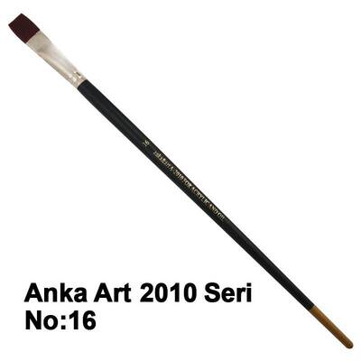 Anka Art Sentetik Düz Kesik Uçlu Fırça 2010 Seri No 16