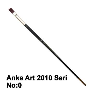 Anka Art Sentetik Düz Kesik Uçlu Fırça 2010 Seri No 0