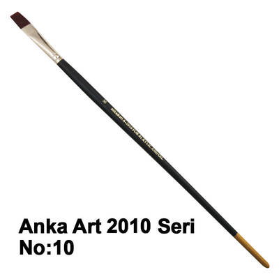 Anka Art Sentetik Düz Kesik Uçlu Fırça 2010 Seri No 10