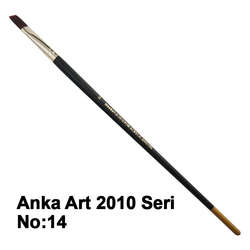 Anka Art - Anka Art Sentetik Düz Kesik Uçlu Fırça 2010 Seri No 14