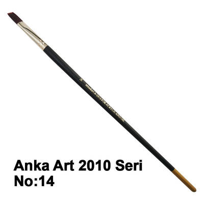 Anka Art Sentetik Düz Kesik Uçlu Fırça 2010 Seri No 14