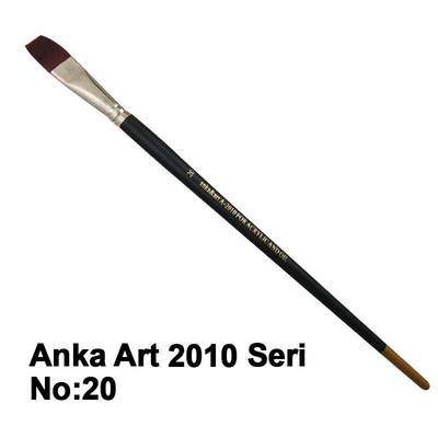 Anka Art Sentetik Düz Kesik Uçlu Fırça 2010 Seri No 20