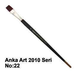 Anka Art - Anka Art Sentetik Düz Kesik Uçlu Fırça 2010 Seri No 22