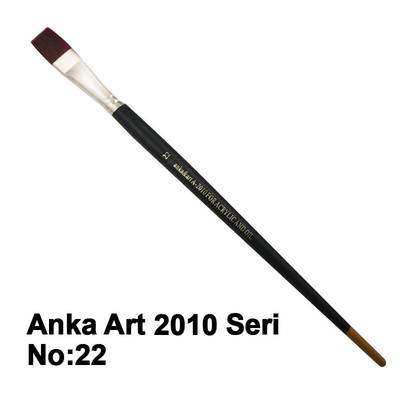 Anka Art Sentetik Düz Kesik Uçlu Fırça 2010 Seri No 22