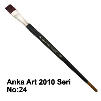 Anka Art Sentetik Düz Kesik Uçlu Fırça 2010 Seri No 24