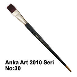 Anka Art - Anka Art Sentetik Düz Kesik Uçlu Fırça 2010 Seri No 30