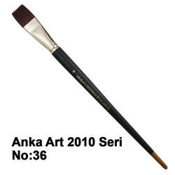 Anka Art - Anka Art Sentetik Düz Kesik Uçlu Fırça 2010 Seri No 36