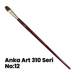 Anka Art - Anka Art 310 Seri Kedi Dili Samur Fırça No 12