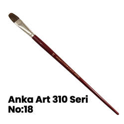 Anka Art - Anka Art 310 Seri Kedi Dili Samur Fırça No 18