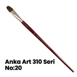 Anka Art - Anka Art 310 Seri Kedi Dili Samur Fırça No 20