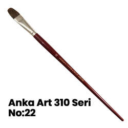 Anka Art - Anka Art 310 Seri Kedi Dili Samur Fırça No 22