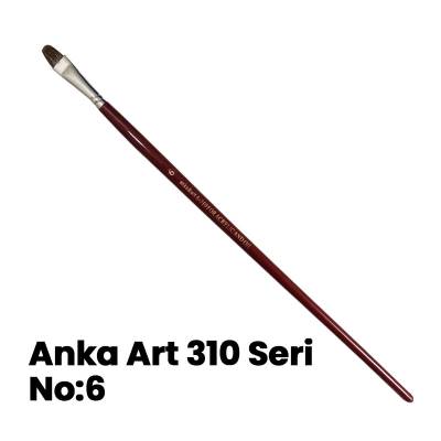 Anka Art 310 Seri Kedi Dili Samur Fırça No 6