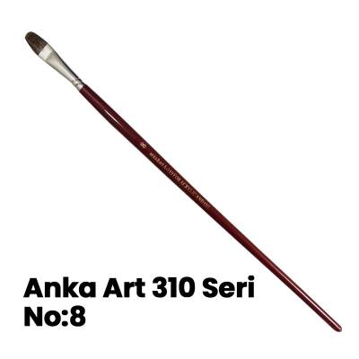 Anka Art 310 Seri Kedi Dili Samur Fırça No 8