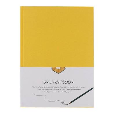 Sketch Book Sert Kapak 120 Sayfa 19x26cm Sarı