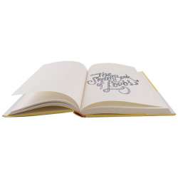 Sketch Book Sert Kapak 120 Sayfa 19x26cm Sarı - 4