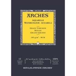 Arches - Arches Sulu Boya Blok Defter Rough 185g 15 Yaprak 29,7x42,0