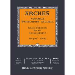 Arches - Arches Sulu Boya Blok Defter Rough 300g 12 Yaprak 26x36