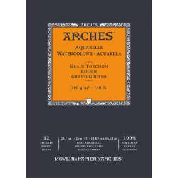 Arches - Arches Sulu Boya Blok Defter Rough 300g 12 Yaprak 29,7x42,0