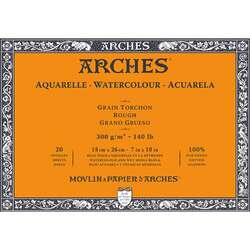 Arches - Arches Sulu Boya Blok Defter Rough 300g 20 Yaprak 18x26