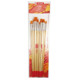 Art Creation Hog Bristle Akrilik ve Yağlı Boya Fırça Seti 10lu - 3