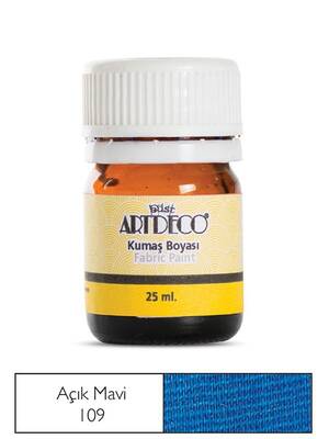 Artdeco Kumaş Boyası 25ml Açık Mavi No:109