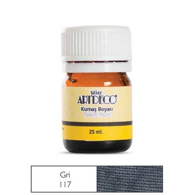 Artdeco Kumaş Boyası 25ml Gri No:117