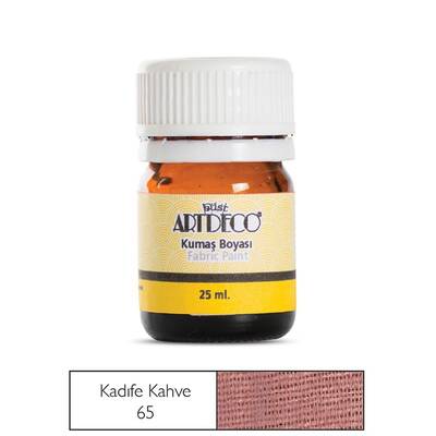 Artdeco Kumaş Boyası 25ml Kadife Kahve No:65