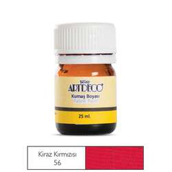 Artdeco - Artdeco 25ml Kumaş Boyası Kiraz Kırmızısı No:56