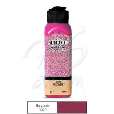 Artdeco Akrilik Boya 140ml 3020 Burgundy