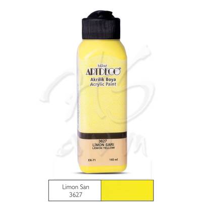 Artdeco Akrilik Boya 140ml 3627 Limon Sarı