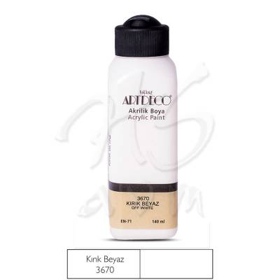 Artdeco Akrilik Boya 140ml 3670 Kırık Beyaz