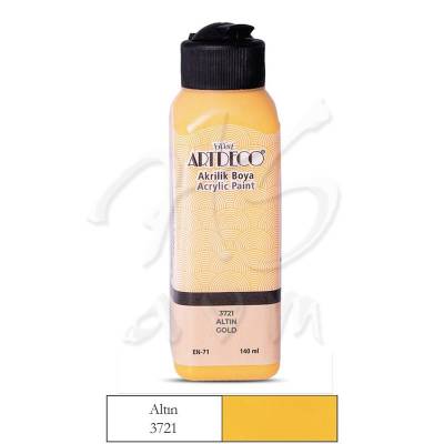 Artdeco Akrilik Boya Metalik 140ml 3721 Altın